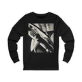 SHARK WEEK Long Sleeve T Shirt  "Beneath the Surface" Monochrome