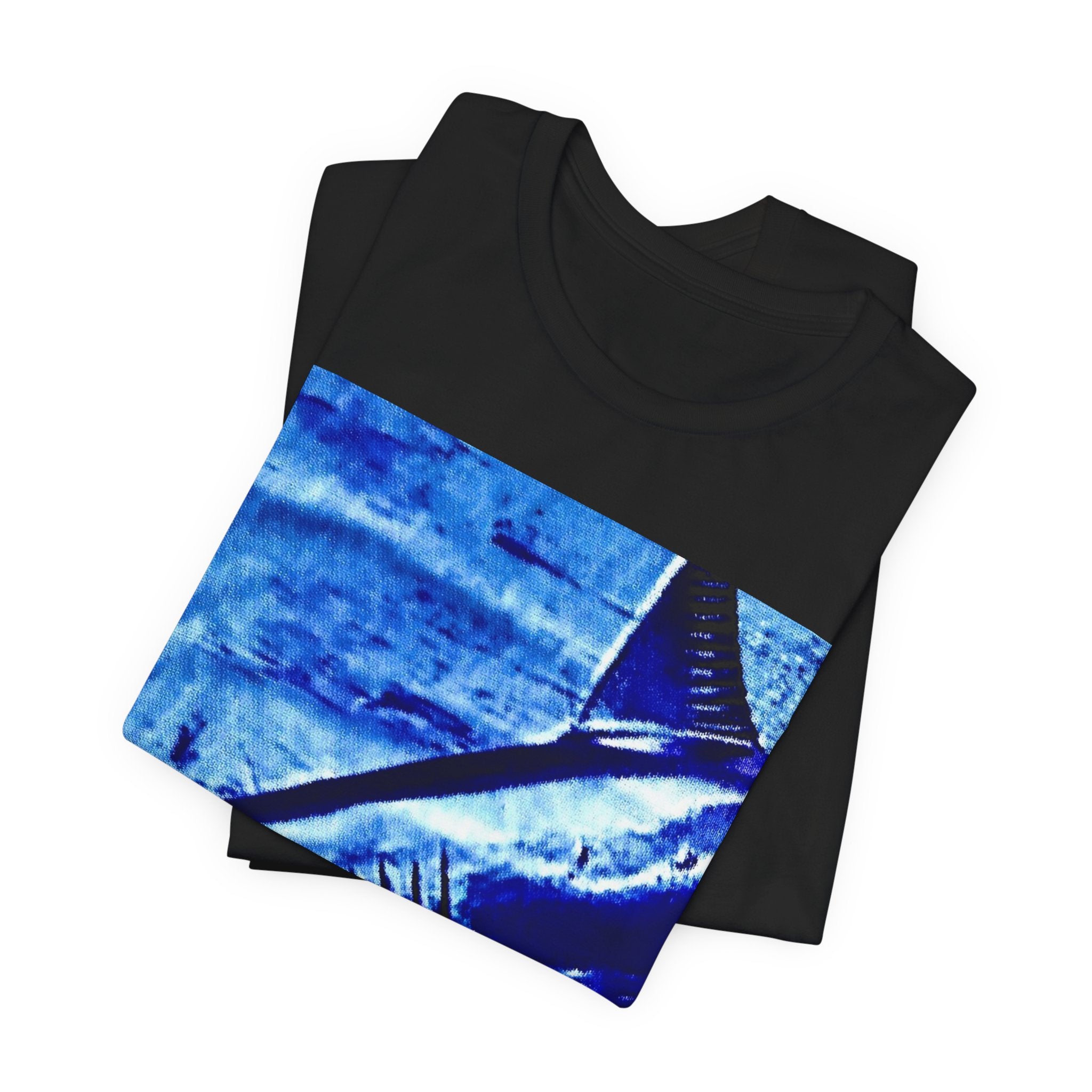 SHARK WEEK "BENEATH THE SURFACE"  T SHIRT BLUE