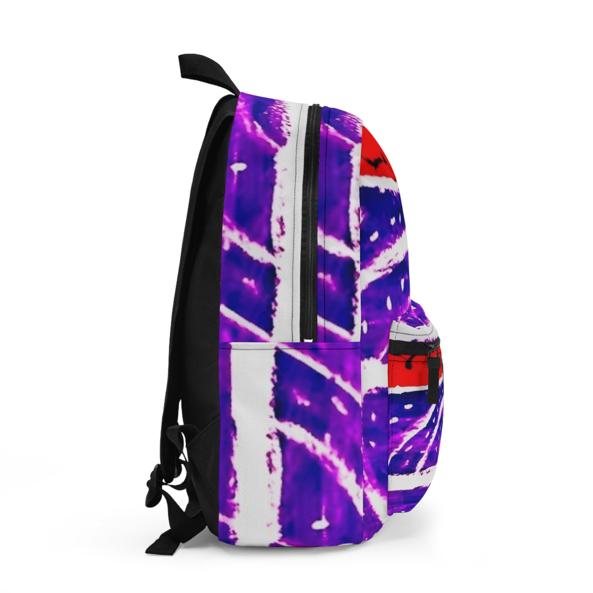 BACKPACK "HEAD ABOVE WATER" PURPLE/RED