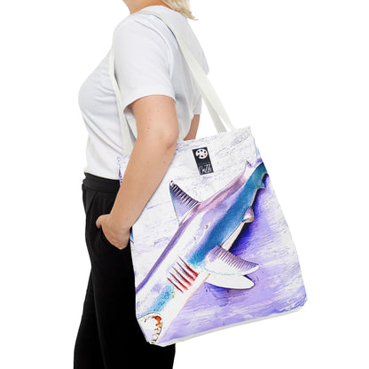 SHARK WEEK Tote "Beneath the Surface" Natural