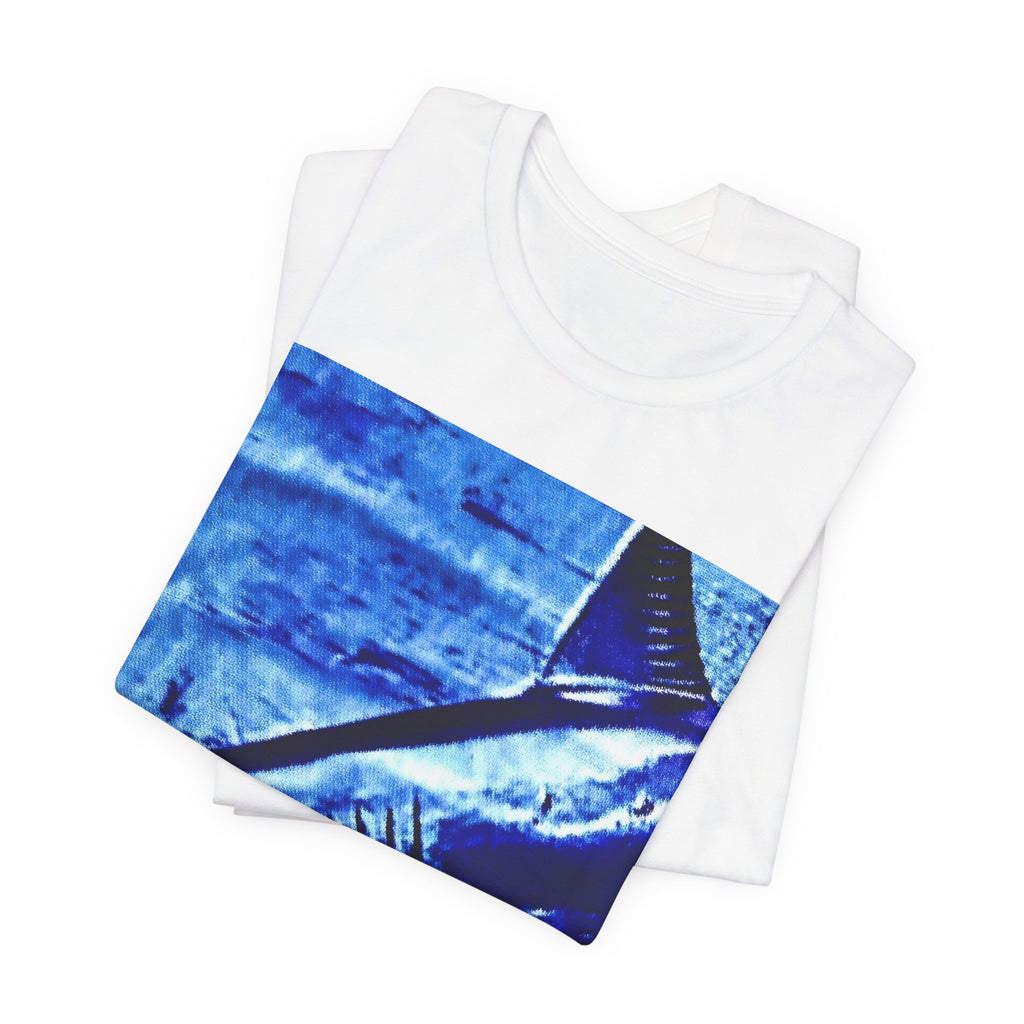 SHARK WEEK "BENEATH THE SURFACE"  T SHIRT BLUE