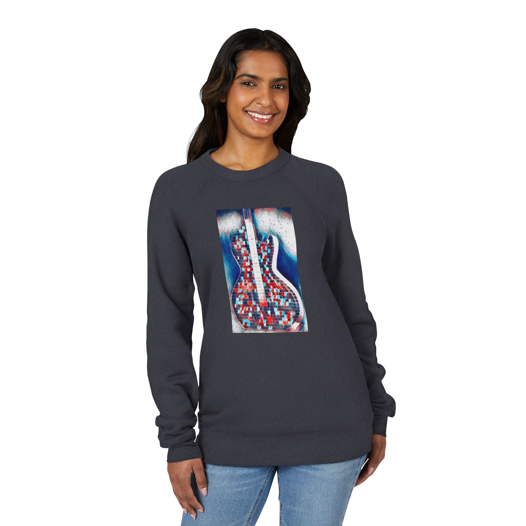 ALL AMERICAN GUITAR Sweatshirt — Red White & Blue