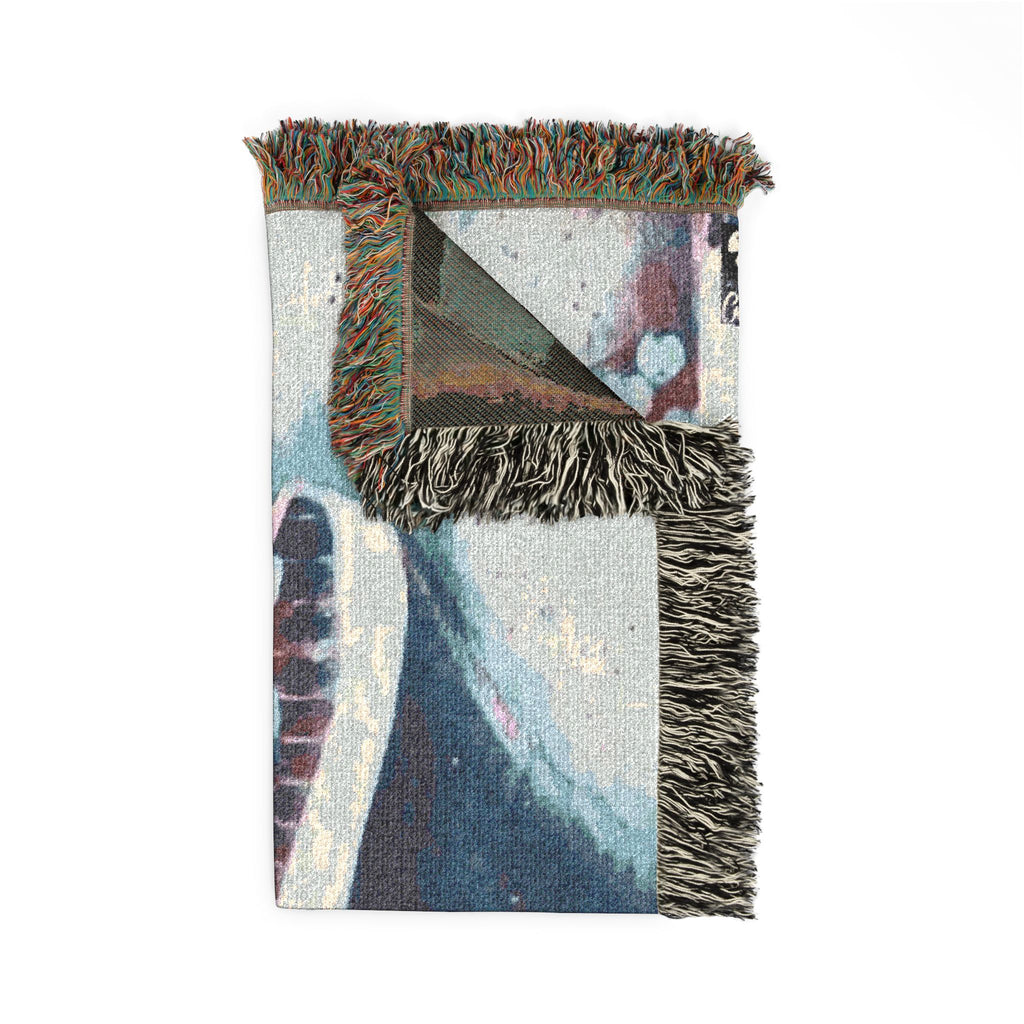 ALL AMERICAN GUITAR Woven Blanket — Red White & Blue