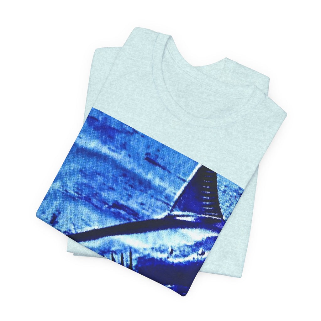 SHARK WEEK "BENEATH THE SURFACE"  T SHIRT BLUE