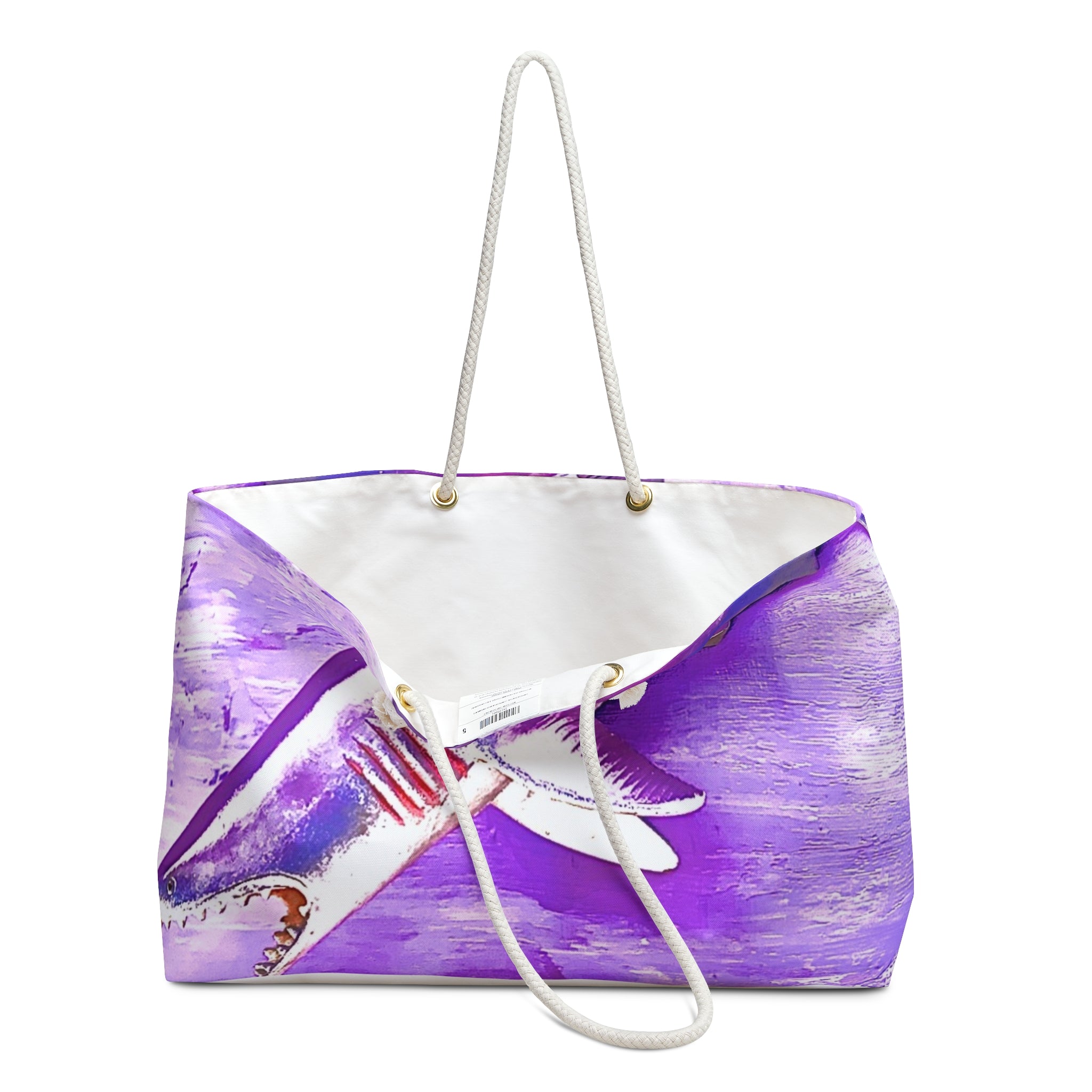 SHARK WEEK BAG Weekender Bag PURPLE
