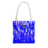 Blue Rain Blue Tote Bag