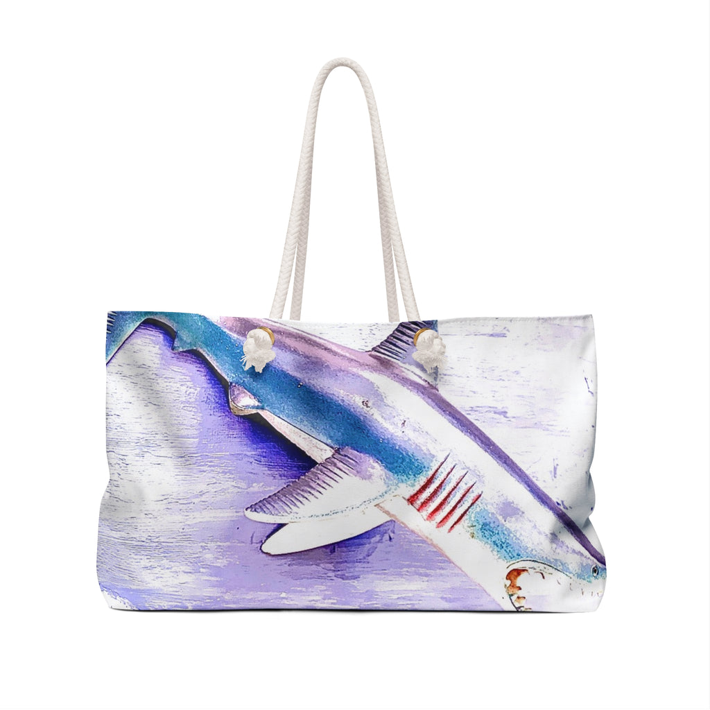 SHARK WEEK WEEKENDER BAG - NATURAL