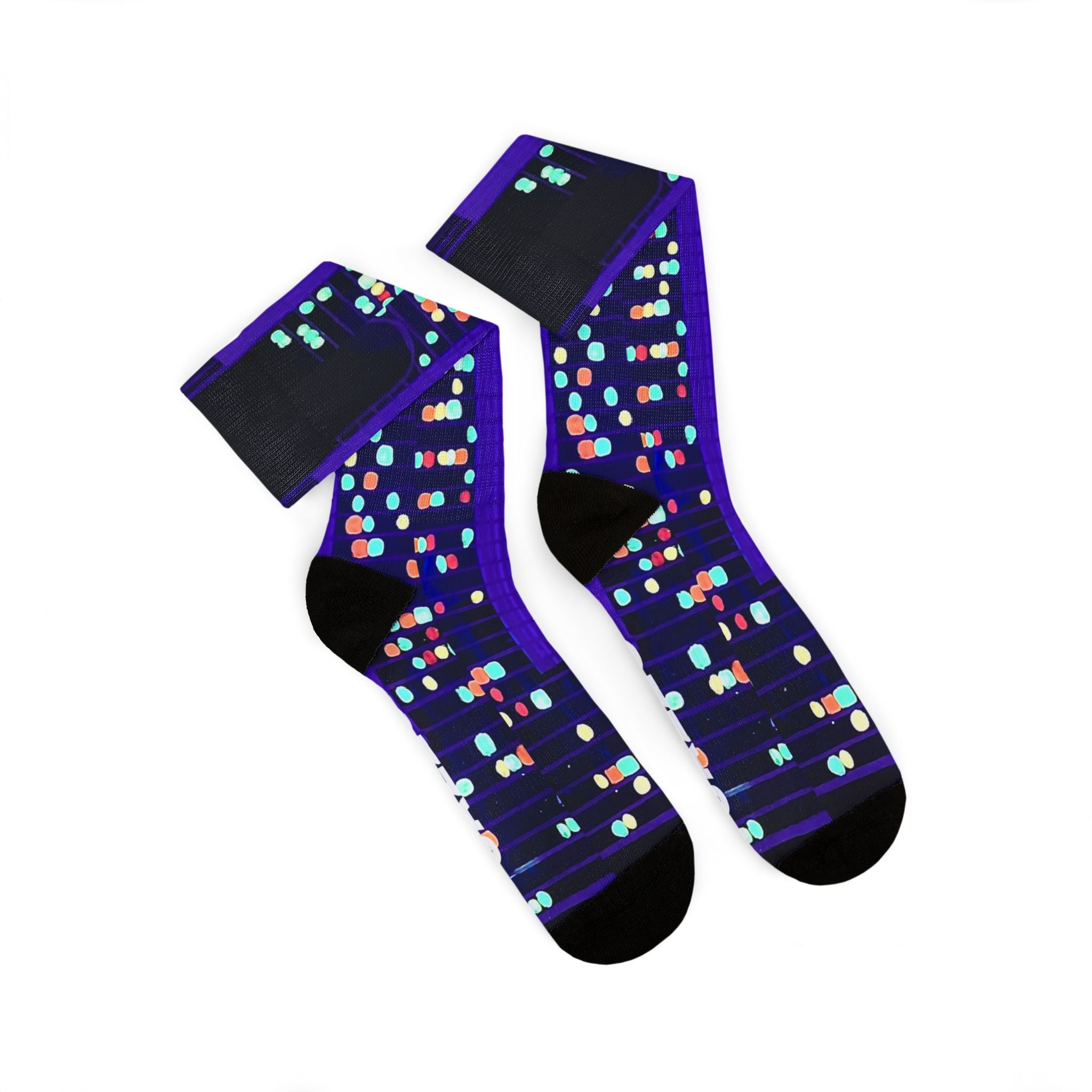 CAZZO SOCKS "ALL AMERICAN GUITAR" NEON