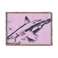 SHARK WEEK Woven blanket - purple