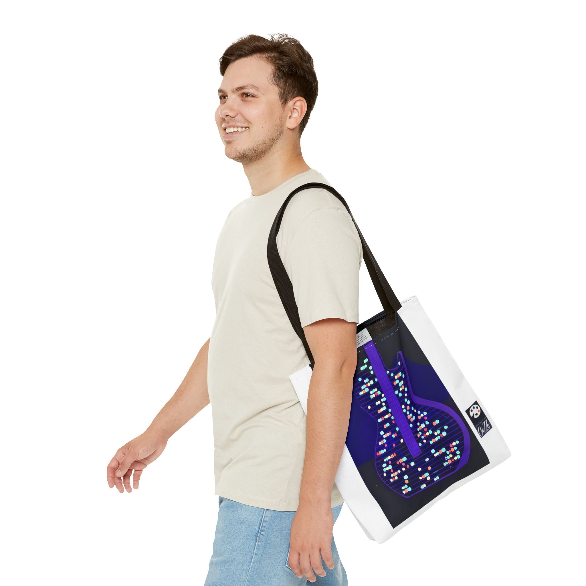 ALL AMERICAN GUITAR Tote Bag  Neon
