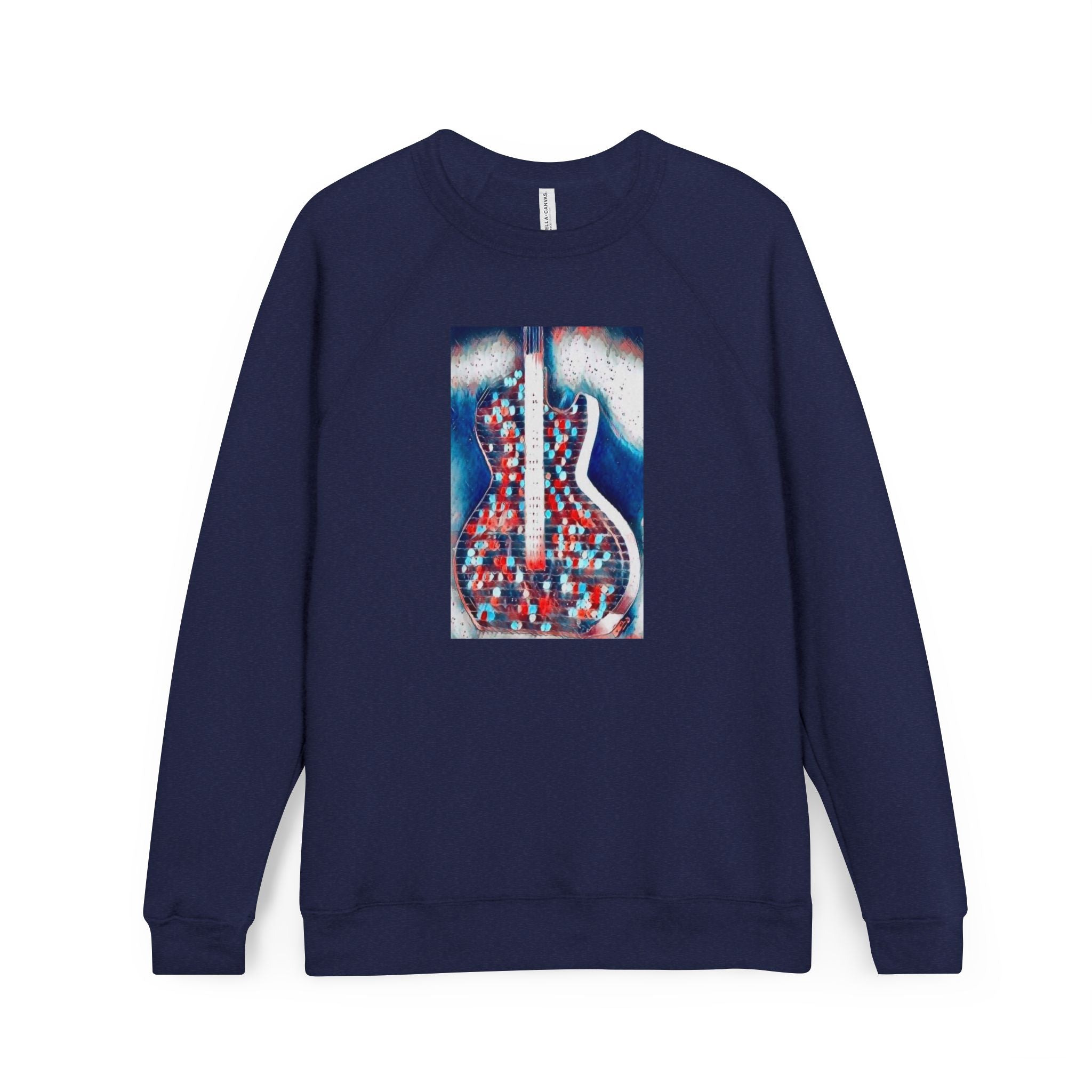 ALL AMERICAN GUITAR Sweatshirt — Red White &amp; Blue