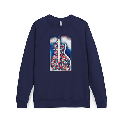 ALL AMERICAN GUITAR Sweatshirt — Red White &amp; Blue