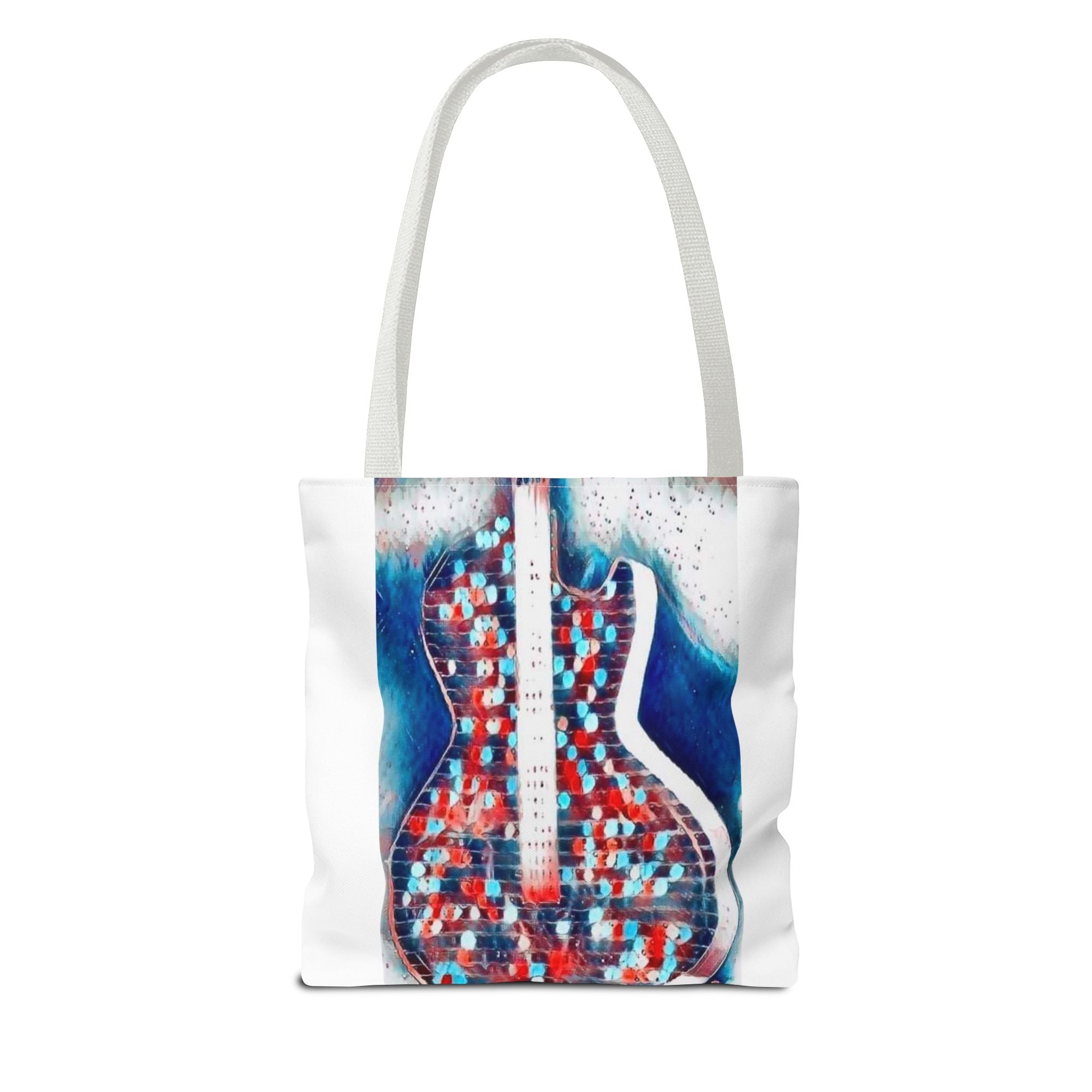 ALL-AMERICAN GUITAR TOTE  Red White and Blue Tote Bag (AOP)