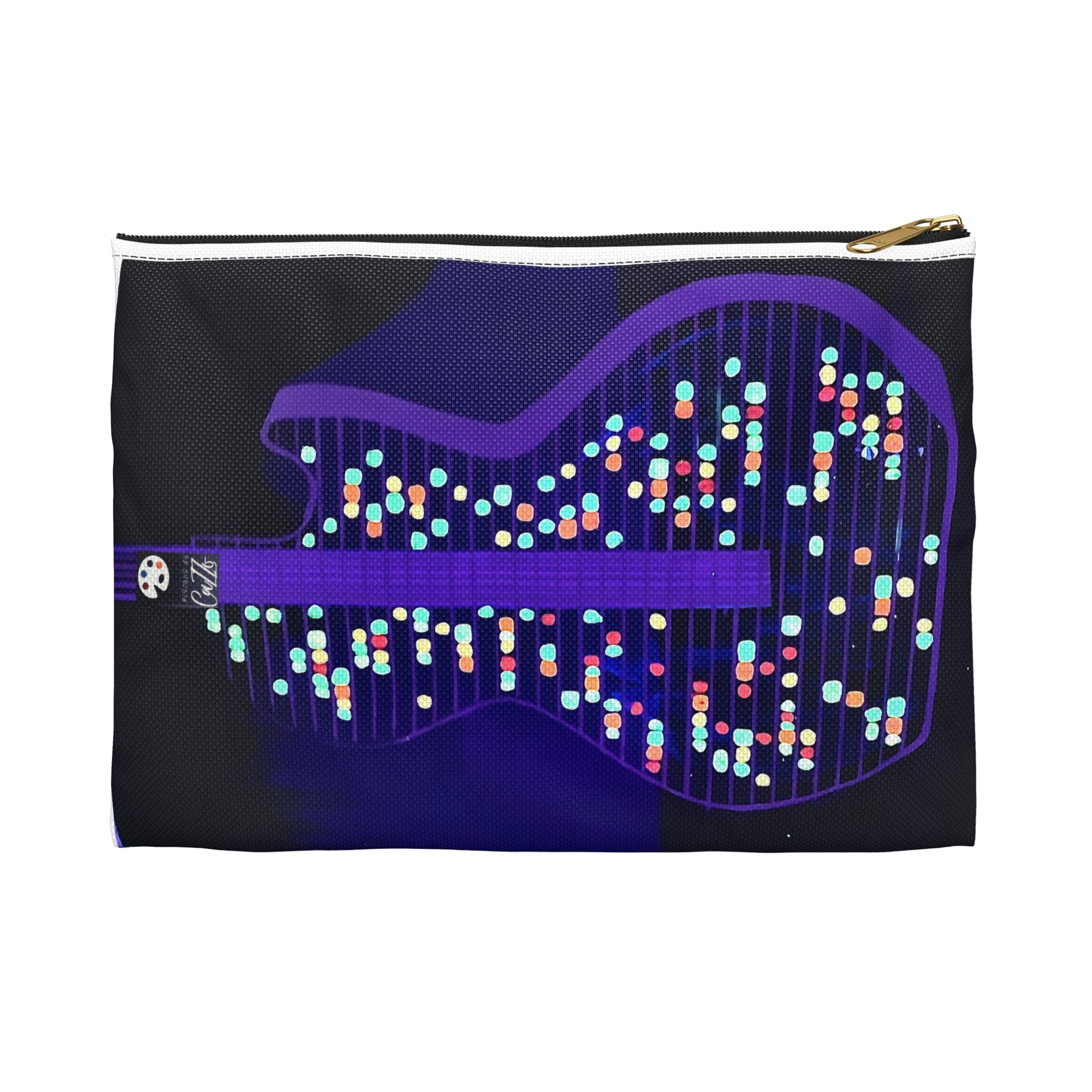 ALL AMERICAN GUITAR Zipper Pouch — Neon