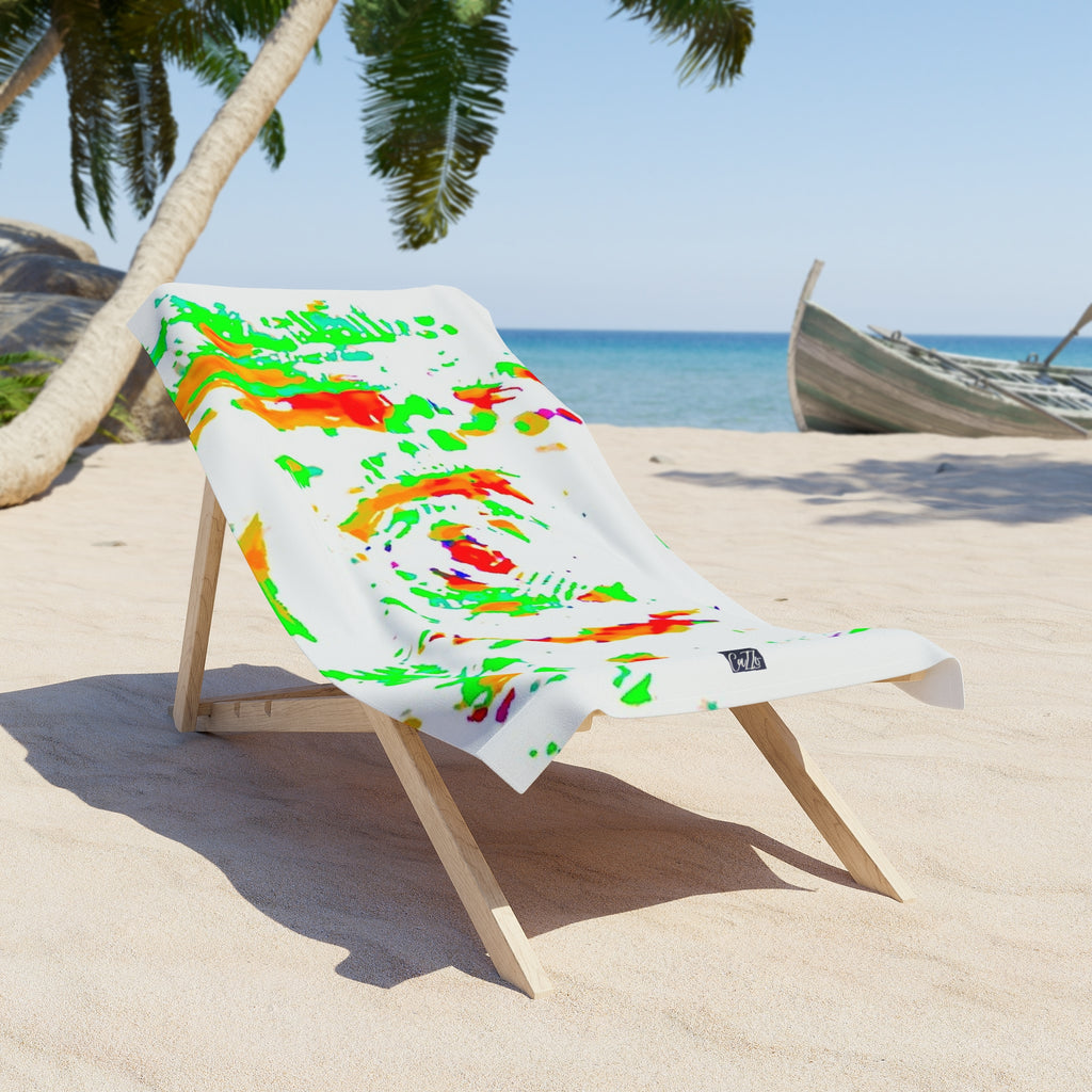 BEACH TOWEL "Hurricane" White