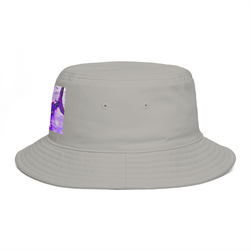 SHARK WEEK BUCKET HAT "Beneath the Surface" Purple | Shark Art Hat
