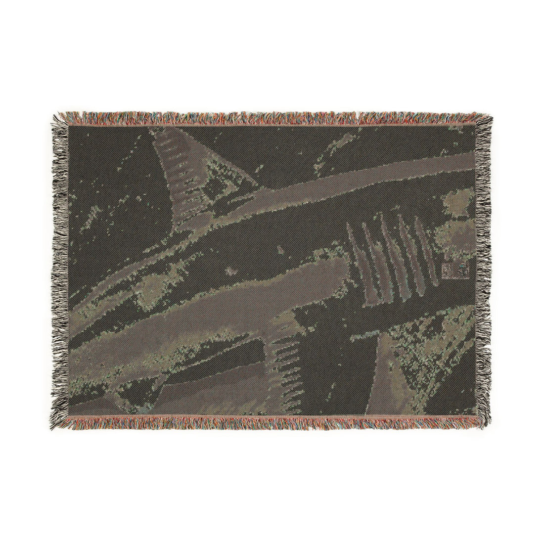 Beneath the Surface Purple Woven Blanket