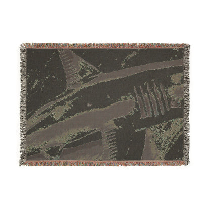 Beneath the Surface Purple Woven Blanket
